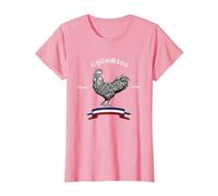 Cocorico Français Vintage Depuis 1789 France Bastille T-Shirt, Femme, Rose, M