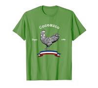 Cocorico Français Vintage Depuis 1789 France Bastille T-Shirt, Homme, Herbe, 3XL