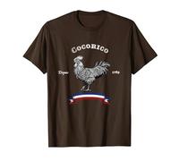 Cocorico Français Vintage Depuis 1789 France Bastille T-Shirt, Homme, Marron, XL