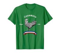 Cocorico Français Vintage Depuis 1789 France Bastille T-Shirt, Homme, Vert Kelly, 3XL