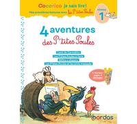 Cocorico Je sais lire ! 1res lectures - 4 aventures P'tites Poules - Niveau 1 - Tome 1 - Marie-Christine Olivier - Bordas - broché - Scolaire / Universitaire