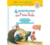 Cocorico Je sais lire ! Mes premières lectures avec les P'tites Poules - 4 aventures des P'tites Poules, niveau1 (tome 1) (1)