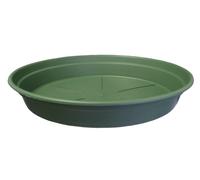 COCORIPOT-Soucoupe ronde en plastique recyclé vert Mélèze Cocoripot - diamètre 35 cm
