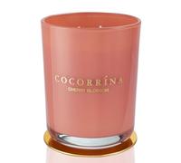 Cocorrína Candle Bougie Parfumée en pot - Cherry Blossom, Durée de combustion jusqu'à 46 heures, Bougie Naturelle de Soja, Bougie Cadeau de Noël, 420g