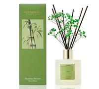 COCORRÍNA Diffuseur Parfum Maison, Bamboo Stream 200ml avec Diffuseur Bâtonnets diffuseur de Parfum, Batonnets Diffuseur Parfum, Reed Diffuseur pour Salle de Bain étagère décoration