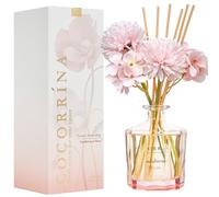 COCORRÍNA Master Collection Master - Diffuseur à roseaux en bois de santal et rose avec 8 bâtonnets - Diffuseur de parfum d'intérieur pour la maison, la chambre, le bureau, la salle de bain, la