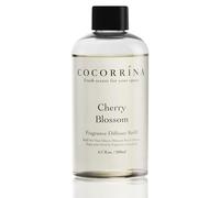 COCORRÍNA Recharge Diffuseur de Parfum 200ml avec 8 Bâtons, Cherry Blossom, Parfum Longue Durée aux Huiles Essentielles Naturelles, Parfum d'intérieur pour Le Salon, la Chambre et la Salle de Bains