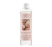 COCORRÍNA Recharge Diffuseur de Parfum - Rose et Feuilles de thé 200ml Huile parfumée pour diffuseur à Roseau Parfum d'ambiance pour Chambre à Coucher, Salle de Bain, Bureau, Maison déco