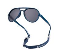 COCOSAND Lunettes de soleil polarisées et flexibles pour bébés et enfants de 0 à 6 ans, bleu, Small (Age 2-6)