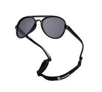 COCOSAND Lunettes de soleil polarisées et flexibles pour bébés et enfants de 0 à 6 ans, Noir, Small (Age 2-6)