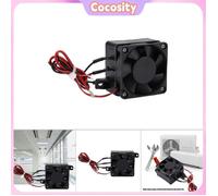Cocosity Aérotherme 220V 300W Ventilateur Chauffage électrique à température constante 12V bricolage detachee Fan 12V Fan 24V 400W