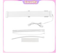 Cocosity Câble RVB PC Câble D'alimentation Argb, Câble D'extension PSU avec Bandes LED, Câble D'extension informatique rangement