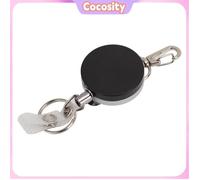 Cocosity Chaîne de clés de fil en acier rétractable Corde de câble en métal en acier inoxydable Elastique portable sport materiel