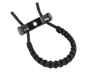 Cocosity Corde de Poignet de tir à l'arc, dragonne de tir à l'arc, tir à l'arc Universel Confortable de Haute résistance pour Les arcs(Black)