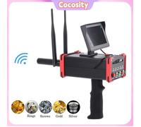Cocosity Détecteur de métaux souterrain (EU)DWMD Détecteur De Métaux AKS Portée De 100 M quincaillerie materiaux) Bouchon UE