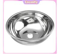Cocosity évier rond pour camping-car Évier de Bar Diamètre du Robinet D'évier de Bar Rond 360 Mm en Acier Inoxydable auto coffret
