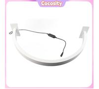 Cocosity lampe de manucure demi-lune Lampe à ongles demi-lune 25W, 3000 à 3000K, lumière LED à intensité pour beaute cils Prise UE