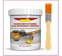 Cocosity Liquide d'étanchéité étanche transparente Scellant Imperméable, Revêtement Réparateur de Fuites avec bricolage platoir