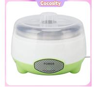 Cocosity Machine à yaourtière Machine à yaourt compacte, récipient en acier inoxydable, electromenager fromagere Prise UE 220V