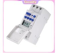 Cocosity Minuterie numérique Écran LCD Temps de relais électronique programmable hebdomadaire 16 sport timer 220V 12v anglais