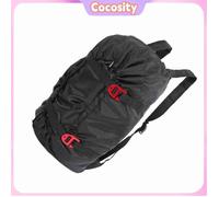 Cocosity Sac d'escalade Rock Climbing Rope Kit Bag Folding Shoulder Strap For Outdoor Camping Hiking sport materiel Noir