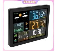 Cocosity Station météo sans fil Thermomètre Météo Numérique Topincn, Stations Météorologiques à Domicile Horloge piscine mesure