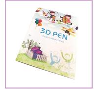 Cocosity stylo d'impression 3D Livre de modèles de stylo 3D pour impression 3D, pochoirs de dessin, 40 bureau petit Multicolore