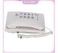 Cocosity Téléphone câblé de bureau Téléphone de bureau KXT504 Cordé de bureau gps piece Blanc