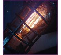 Cocosity veilleuse fusée Lampe Steampunk industrielle, veilleuse, décoration de la maison, pour salon, luminaire decorative Blanc