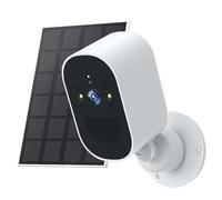 CoCosolacam 3MP Security Camera Outdoor Wireless,Solar Camera,Solar Charging & Built-in 6000ma Battery,Full-Color Night Vision,Weatherproof (IP65),Local Storage & Privacy Protection,AI Detection