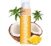 COCOSOLIS ANANAS Accélérateur de bronzage - huile de bronzage bio à la vitamine E et au parfum d'ananas pour un bronzage rapide, intensif et riche en chocolat - sublimateur de bronzage (200)