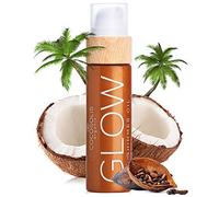 COCOSOLIS GLOW Huile éclat chatoyant - Bio oil hydratante - Huile bronzante visage et corps - Ingrédients naturels bio - Nouveau parfum cookie (110 ml)