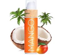 COCOSOLIS MANGO Huile bronzante, huile Bio pour un bronzage naturel - Crème pour un bronzage chocolat - Six huiles naturelles pour une peau éclatante, parfum frais de mangue