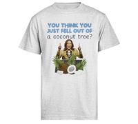 Cocotier De Kamala Harris À Manches Courtes pour Hommes Gris Grey Men Tee Short Sleeve T-Shirt