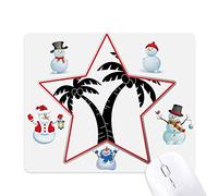 cocotier plant beach silhouette le bonhomme de neige étoile tapis de souris