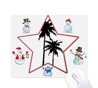 cocotier silhouette plant beach le bonhomme de neige étoile tapis de souris