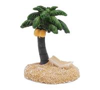 Cocotiers, plage, décoration pour aquarium, désert, oasis, sculpture pour reptile, tortue, lézard, araignée, gecko, terrarium, statue ornementale pour animal domestique