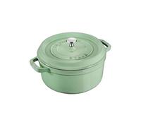 Cocotte 20 cm, Rond(e), Sauge, Fonte