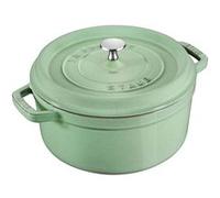 Cocotte 20 cm STAUB, Rond(e), Sauge, Fonte Sauge G