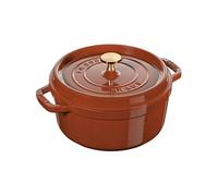 Cocotte 22 cm, Rond(e), Cannelle, Fonte