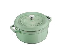 Cocotte 22 cm, Rond(e), Sauge, Fonte