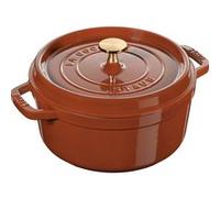 Cocotte 22 cm STAUB, Rond(e), Cannelle, Fonte ---Cannelle G