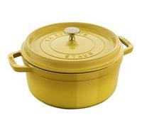 Cocotte 24 cm STAUB, Rond(e), Citron, Fonte Citron G