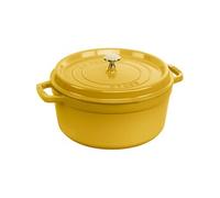 Cocotte 26 cm, Rond(e), Citron, Fonte Staub
