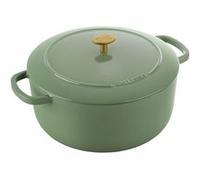 Cocotte 28 cm BALLARINI, Rond(e), Vert, Fonte ---Vert G