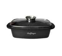 Cocotte - 32cm - Fonte d'aluminium - Revêtement anti-adhésif - Couvercle inclus