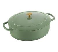 Cocotte 33 cm Ballarini Bellamonte, Ovale, Vert, Fonte Vert G