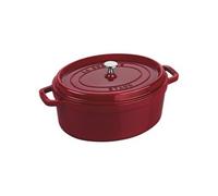 Cocotte 33 cm, Ovale, Bordeaux, Fonte Staub