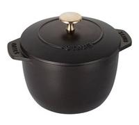 Cocotte à riz 16 cm, Rond(e), Noir mat, Fonte Noir Mat G