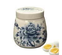 Cocotte à Œufs | Décoration de Table en Céramique 220ml,Coupes à Œufs Coddlés avec Couvercles | pour la Maison, le Dortoir, le Restaurant, l'Appartement, les Entreprises, la Cuisine de Location